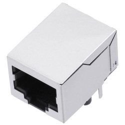 Encitech 3259-0017-04 RJ45 Plug Connector 8P8C Metal Horizontal Mount