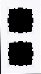 402632005 HK07 - 2-way cover frame, Arctic white matt