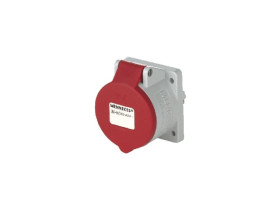 Gniazdo tablicowe proste 16A 4p 6h 400V IP44 zaciski bezśrubowe MEN1674