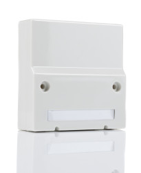 Puszka wypustowa, typ: Skrzynka zaciskowa, do użytku z: Pojedyncze włókno, l. portów: 2, 86 x 86 x 25mm