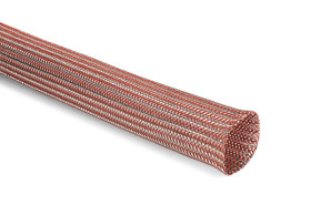 Rurka osłonowa 20mm Srebrny/pomarańczowy PET, miedź platerowana cyną HellermannTyton