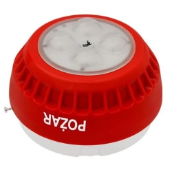 Konwencjonalny sygnalizator optyczny czerwony, światło białe SO-P8/CB