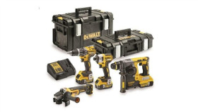 Zestaw Combo 18V Dcg405+Dch273+Dcd796+Dcf887+3*5.0Ah+2 Kufry