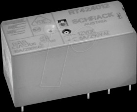 8-1393239-7 SCHRACK RT1 POWER RELAY, 12 V DC, 16 A.