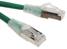 Kabel Ethernet Cat6 długość 0.5m Z zakończeniem RS PRO LSZH średnica 6mm