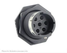 Złącze wielostykowe przemysłowe 7-pinowe, panelowe Souriau Sunbank by Eaton