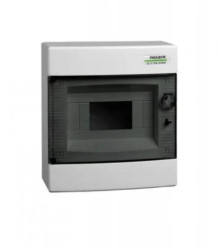 NOARK Rozdzielnica plastikowa natynkowa przezr. drzwi 1x8 PNS 8T (101497)