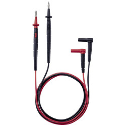 Testo 05900011 safety test lead 4mm plug 1.22m black/red rubber grip