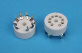 PODSTAWKA 9-PIN NOVAL PCB Ag CERAMIC
