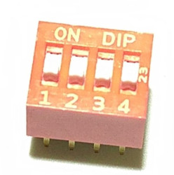 Przełącznik DIP i SIP 4-pozycyjny SPST THT