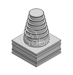 Moduł uszczelniający KT-DPF duży, KT-DPF-C, wielozakresowy, 1x14-26 mm, 41262
