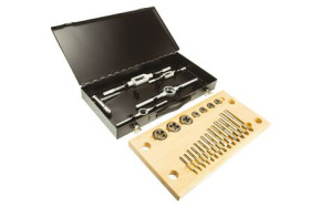 Zestaw gwintownika i narzynki elementy 18 rozmiar gwintownika M12 RS PRO HSS