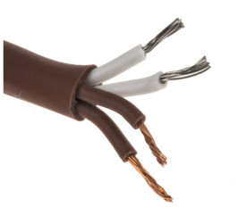 Kabel/przewód termopary T dł. 10m 7/0,2mm -40 → +200°C Guma silikonowa 4-żyłowy Nieekranowany