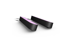 Philips Hue Play | Lichtbalk Dubbelpack | EU/UK Stekker | RGB | Bluetooth &amp; Zigbee | Zwart