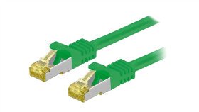 S/Ftp7-Cu-100Gr Patch Cord S/Ftp 6A Linka Cu Lszh Zielony 10M 26Awg
