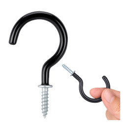 Haczyk oczkowy wkręcany 7cm - Wieszak sufitowy - Uchwyt