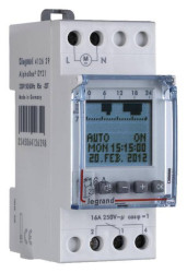 Przekaźnik czasowy na szynę DIN Legrand Legrand 412629, cyfrowy, 2 x WŁ/WYŁ