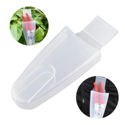 Kabura - Pokrowiec Na Sekator Ręczny - Organizer Plastikowy - Transparentny - 15x8cm