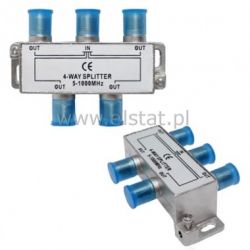 SAT 4 Way Spliter 5-1000 MHz ( kablowa)