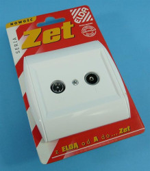 ELDA P/T GN.KOŃCOWE TV/R GAP-1Z BIAŁE