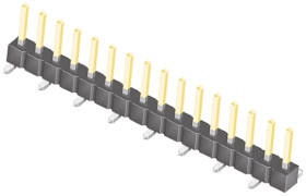 Złącze szpilkowe 16-pinowe TSM raster: 2.54 mm Prosty 1-rzędowe Samtec Powierzchnia 475 V Bez osłony