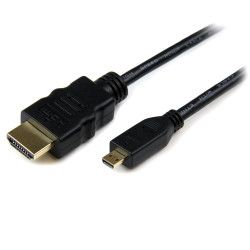 Kabel HDMI 3m A: HDMI B: Micro HDMI A: Męskie B: Męskie High Speed HDMI 1.4