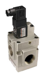 Zawór elektromagnetyczny 240 V AC SMC 3-drogowy G żeńskie 1/2 cala 1/2cal NC