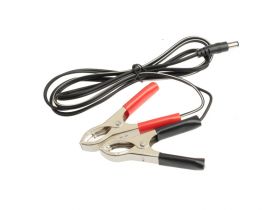 Wtyk DC 2,5/5,5 z krokodylkami 1,2m