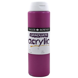 Daler Rowney 123500433 Graduate Acrylic Paint 500ml Purple
