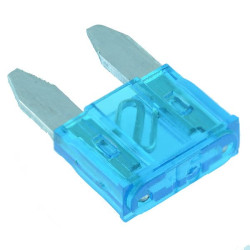 15A Mini Automotive Blade Fuse Blue