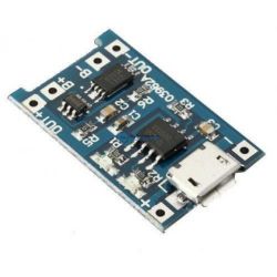 Moduł ładowania akumulatorów 18650 z zabezpieczeniem microUSB