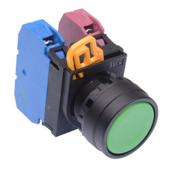 YW1B-A1E11G Green 22mm Maintained Push Button Switch 1NO-1NC IP65 IDEC