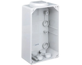 P17 Tempra Puszka natynkowa podwójna 220x125mm biała 057710