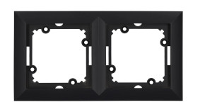 Ramka podwójna Pola czarna, 33210