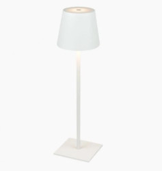 Lampka stołowa biurkowa 3,5W 400lm 3000K IP54 biała akumulator 2x2000mAh 3 lata gwar.