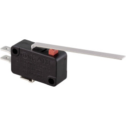 TruComponents 78-0905 Microswitch,On/(On),5A,Long Lever,Quick Connect