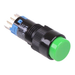 AB2M-M2PG Green 12mm Momentary Round Push Button Switch IP65 DPDT