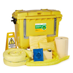 Zestaw usuwania zanieczyszczeń, zastosowanie: Substancja chemiczna, zakres: Chemical Spill Response Kits, 133 x 126 x