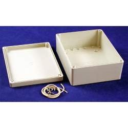 Hammond RP1280 Watertight Enclosure 186x146x75mm Polycarbonate Off White