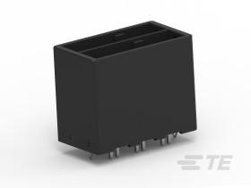 Listwa stykowa PCB 6-pinowe raster: 10.16 mm Pionowy 2-rzędowe TE Connectivity Płyta W osłonie