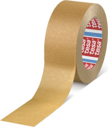 Crepe tape, 19 x 0.145 mm, high temperature resistant, paper, brown, 50 m, 04304-00000-01