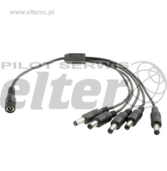 Rozdzielacz wtyku zasilacza 2,1/5,5mm x5