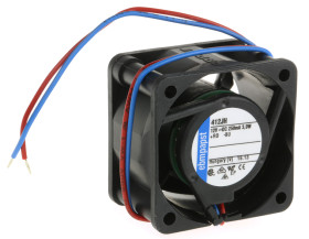 ebm-papst Wentylator osiowy 400 12V dc 3 W 22 m³/h 43 dB 250 mA 40 mm 40mm 25.4 mm