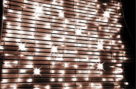 Kurtyna zewnętrzna 200L FLESZ ciepły biały z dodatkowym gniazdem wymienialne sznury 20L 2X2M 38-918