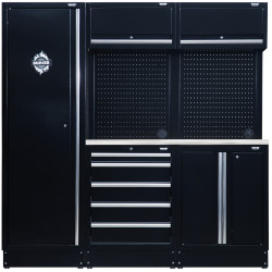 BUNKER&#xAE; 04503 Modular Storage Combo with Stainless Steel Worktop (11pc)