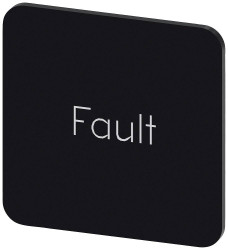 Tabliczka opisowa Siemens 3SU1900-0AF16-0EC0 (S x W) 22 mm x 22 mm Fault 10 szt.