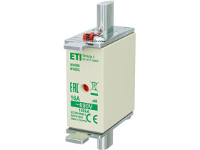 Wkładka topikowa przemysłowa - silnikowa KOMBI NH000 aM 16A/690V 004181405 ETI