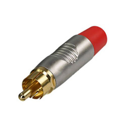 Rean RF2C-AU-2 RCA Connector Plug 1pc Gold-Plated Durable Design