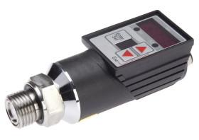 Czujnik ciśnienia śr: 38mm dł: 122mm 0-10bar 12-32V DC G1/2 cala 2xPNP NC/NO złącze wtykowe M12 4-pin IP65 DW34311D