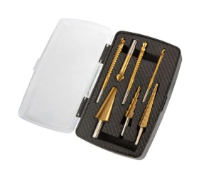 Wiertła stopniowe, rozwiertaki, frezowiertła, pogłębiacz 56H245 /zestaw 7szt./